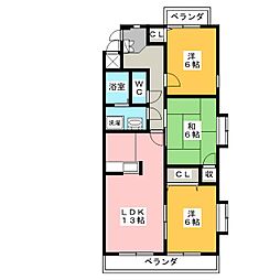 グランドメゾン新池 3LDKの間取図画像