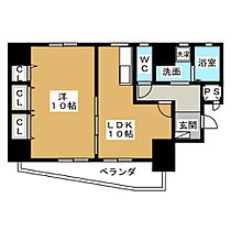 東櫻館  ｜ 愛知県名古屋市東区東桜１丁目（賃貸マンション1LDK・10階・50.88㎡） その2