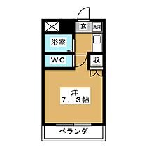 マンションボナール  ｜ 愛知県名古屋市千種区内山１丁目（賃貸マンション1R・2階・20.52㎡） その2