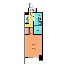 ファステート葵桜通リブレ 1Kの間取図画像