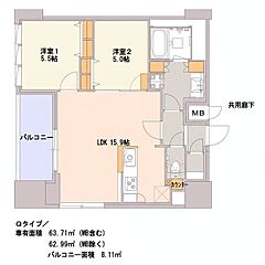 物件の間取り