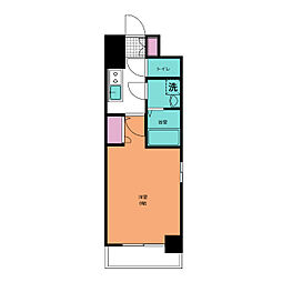 エスリード新栄グラティア 1Kの間取図画像
