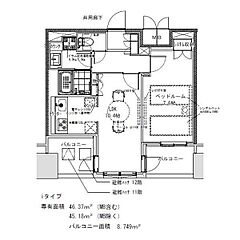 物件の間取り