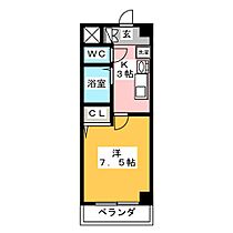 ＢＡＳＩＣ2000  ｜ 愛知県名古屋市中村区上米野町２丁目（賃貸マンション1K・4階・24.08㎡） その2