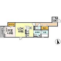 ブランクレール 202 ｜ 愛知県名古屋市中村区井深町303（賃貸アパート1LDK・2階・43.30㎡） その2