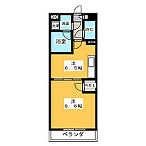 セローム亀島  ｜ 愛知県名古屋市中村区井深町（賃貸マンション1DK・2階・35.54㎡） その2