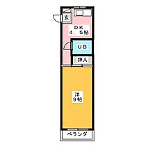 山城ビル  ｜ 愛知県名古屋市中村区竹橋町（賃貸マンション1DK・2階・27.04㎡） その2