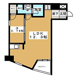 Chateau&Hotel Meieki-Minami 2n 4階1LDKの間取り