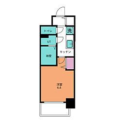メイクス名駅南II 10階1Kの間取り