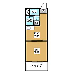 間取図画像 1DK