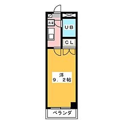 ウィンバードM・K 1Kの間取図画像