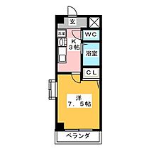 ＢＡＳＩＣ2000  ｜ 愛知県名古屋市中村区上米野町２丁目（賃貸マンション1K・3階・24.08㎡） その2