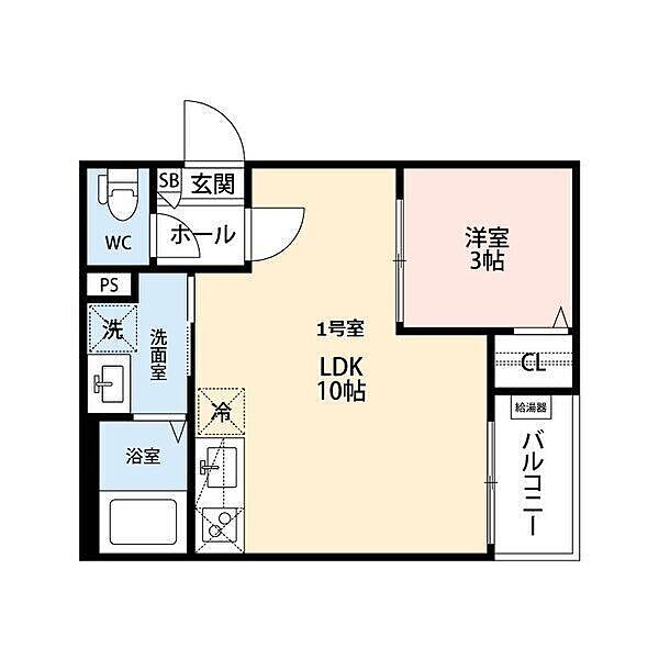 GRANDBLUE kumaiden I 101｜愛知県名古屋市中川区供米田３丁目(賃貸アパート1LDK・1階・30.73㎡)の写真 その2