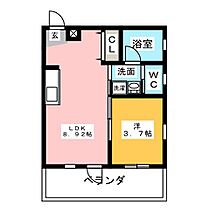 ピアチェーレ八田  ｜ 愛知県名古屋市中川区八田町（賃貸マンション1LDK・2階・34.10㎡） その2