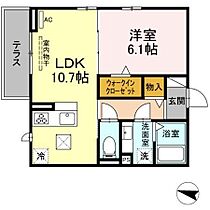 メゾンクレセントII八田 101 ｜ 愛知県名古屋市中川区柳森町816番地（賃貸アパート1LDK・1階・42.01㎡） その2