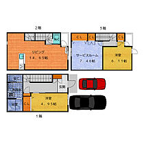 岩塚町五丁目計画　2号地 2 ｜ 愛知県名古屋市中村区岩塚町５丁目49-8（賃貸一戸建2SLDK・1階・84.71㎡） その2