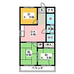 間取図画像 3DK