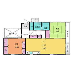 春田4丁目平屋建貸家