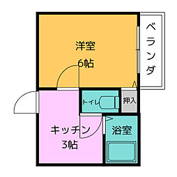 間取図画像 1K