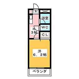 間取図画像 1K