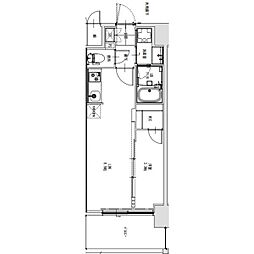 Ｓ−ＲＥＳＩＤＥＮＣＥ烏森ａｕｒｅａｔｅ（オリート） 10階1LDKの間取り