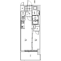 Ｓ−ＲＥＳＩＤＥＮＣＥ烏森ａｕｒｅａｔｅ（オリート） 3階1LDKの間取り
