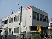 郵便局「万場郵便局まで680m」