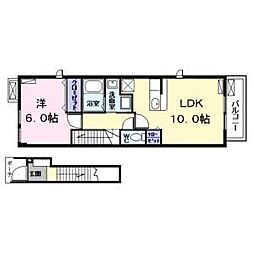 T・PLACE3 1LDKの間取図画像
