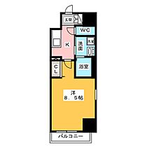 プランドール那古野  ｜ 愛知県名古屋市西区幅下２丁目（賃貸マンション1K・12階・27.75㎡） その2