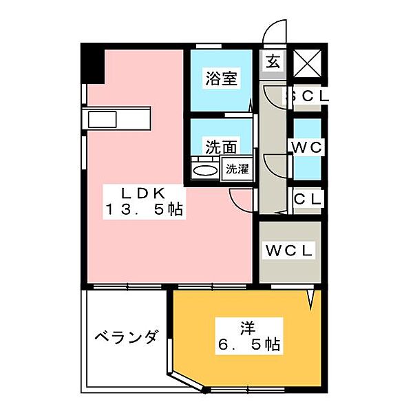 Ｅｓｐｏｉｒ　ｉ ｜愛知県名古屋市西区幅下２丁目(賃貸マンション1LDK・8階・50.34㎡)の写真 その2