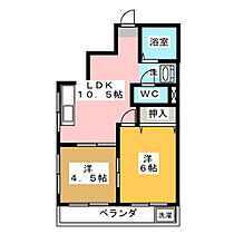 第1Uコーポ 301 ｜ 愛知県名古屋市中村区則武１丁目（賃貸マンション2LDK・3階・36.72㎡） その2