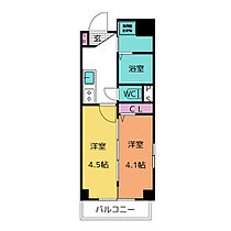 アレフガルド 204 ｜ 愛知県名古屋市西区栄生２丁目5-4（賃貸マンション2K・2階・29.30㎡） その2