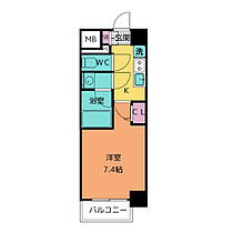 LUXENA MARUNOUCHI 1405 ｜ 愛知県名古屋市中区丸の内２丁目6番27号（賃貸マンション1K・2階・25.12㎡） その2