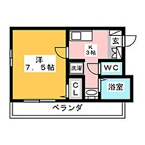 キャッスルII  ｜ 愛知県名古屋市中村区名駅南３丁目（賃貸マンション1K・1階・24.85㎡） その2