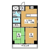 ＨＩビル  ｜ 愛知県名古屋市中川区松重町（賃貸マンション2LDK・7階・41.85㎡） その2