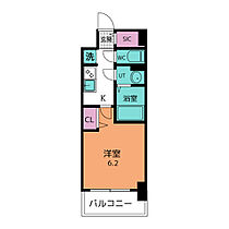 メイクス名駅南II 1307 ｜ 愛知県名古屋市中村区名駅南３丁目11-18（賃貸マンション1K・13階・22.42㎡） その2