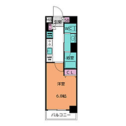 ＧｒａｎＶｉａ丸の内 4階1Kの間取り