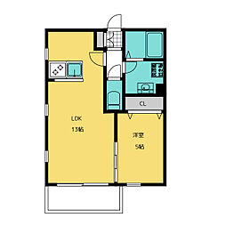 グランフォーレ名古屋 1LDKの間取図画像