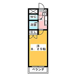 ウィンバードM・K 1Kの間取図画像