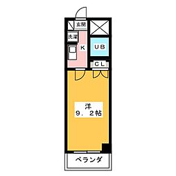 ウィンバードM・K 1Kの間取図画像