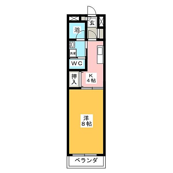 パーラムＫＹ ｜愛知県名古屋市中村区藤江町３丁目(賃貸マンション1K・4階・30.45㎡)の写真 その2