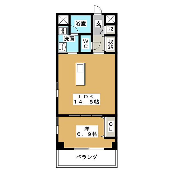 タカラフローリッシュ ｜愛知県名古屋市中村区鳥居通２丁目(賃貸マンション1LDK・3階・51.66㎡)の写真 その2