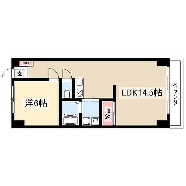 グランクレーア本陣 ｜愛知県名古屋市中村区本陣通５丁目(賃貸マンション1LDK・3階・45.00㎡)の写真 その2