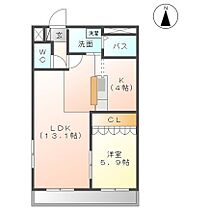 ホワイトハピネス  ｜ 愛知県あま市上萱津八剱（賃貸マンション1LDK・1階・51.30㎡） その2