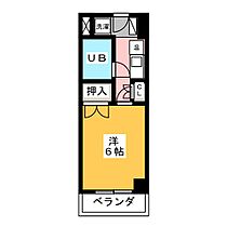 カルム亀島  ｜ 愛知県名古屋市中村区亀島２丁目（賃貸マンション1K・4階・22.28㎡） その2