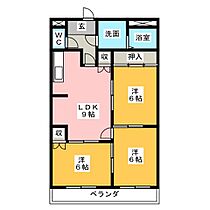 サザンウインドV  ｜ 愛知県海部郡大治町大字西條字高場（賃貸マンション3LDK・3階・65.50㎡） その2