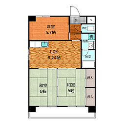 間取図画像 3LDK