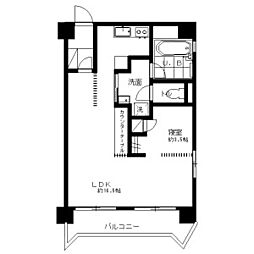 三鈴ノール 1LDKの間取図画像