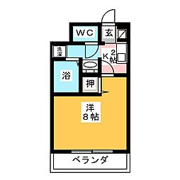 SKHouse 1Kの間取図画像