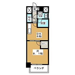 プライムローズ 1DKの間取図画像
